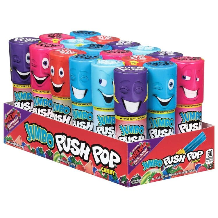 Push Pop Jumbo Candy