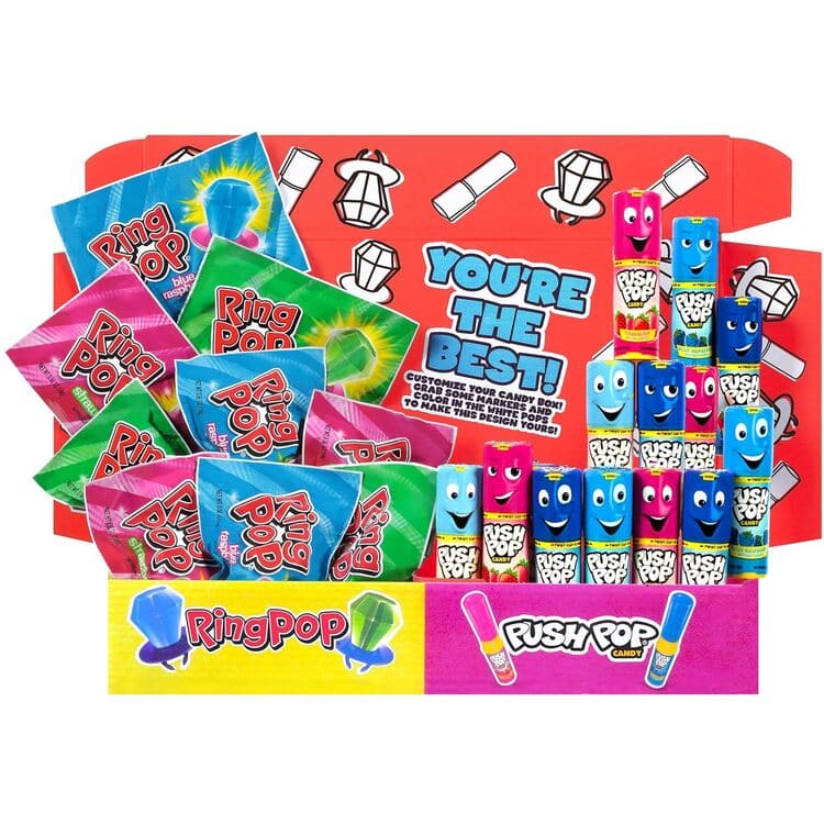 Ring Pop Push Candy Box